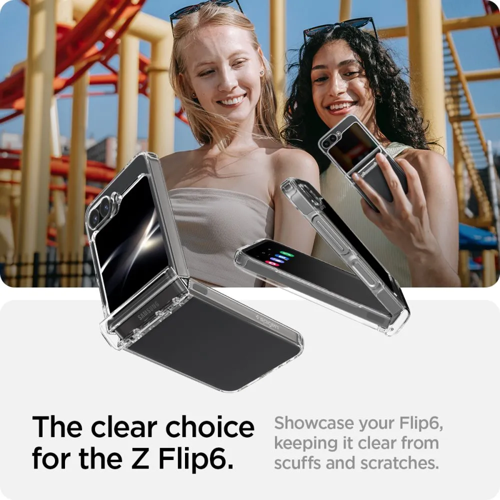 Samsung Galaxy Z Flip 6 ümbris läbipaistev SPIGEN ULTRA HYBRID PRO