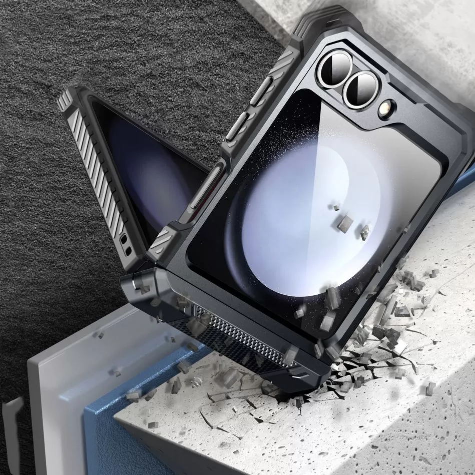 Samsung Galaxy Z Flip 6 case black SUPCASE IBLSN ARMORBOX