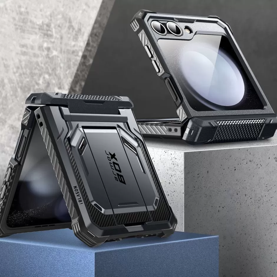 Samsung Galaxy Z Flip 6 case black SUPCASE IBLSN ARMORBOX