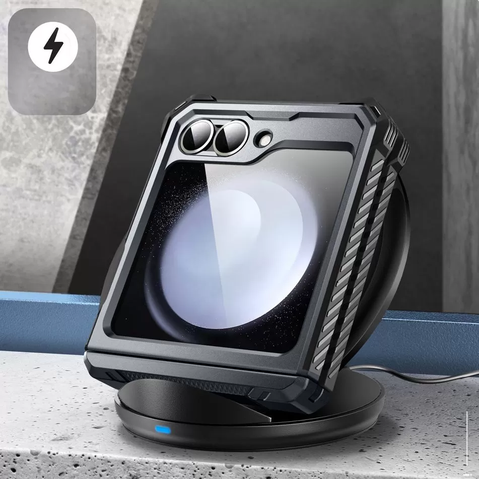 Samsung Galaxy Z Flip 6 case black SUPCASE IBLSN ARMORBOX