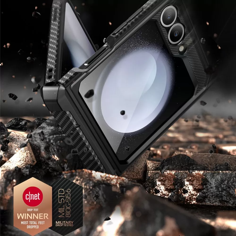 Samsung Galaxy Z Flip 6 ümbris must SUPCASE UNICORN BEETLE PRO