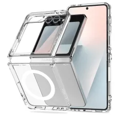 Samsung Galaxy Z Flip 6 case transparent TECH-PROTECT FLEXAIR HYBRID MAGSAFE