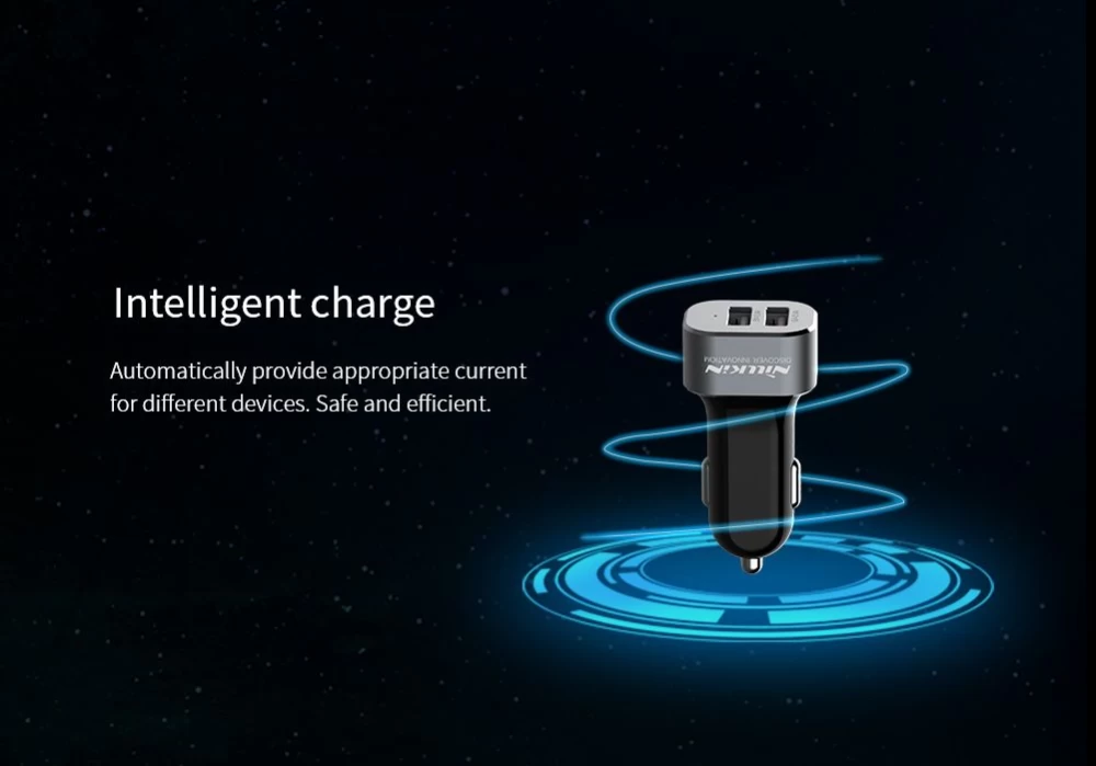 Aксессуары Автомобильные зарядные устройства PowerShare Car Charger  серый