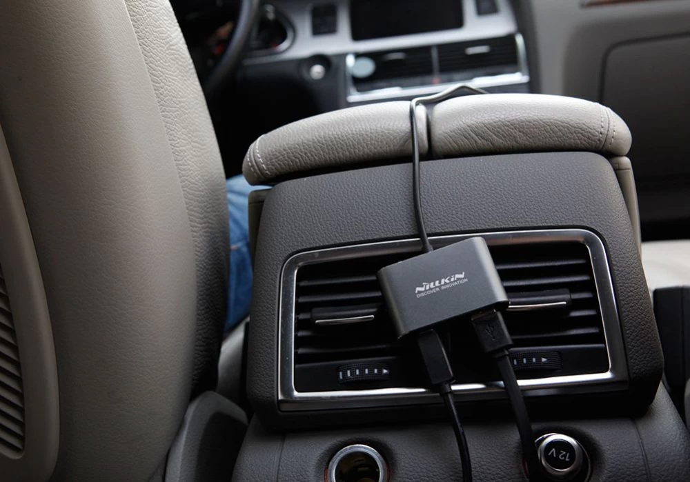Aксессуары Автомобильные зарядные устройства PowerShare Car Charger  серый