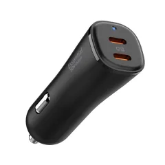 Priedai Automobilinis įkroviklis SPIGEN EV502 ARCSTATION ESSENTIAL CAR CHARGER 50W  Juoda
