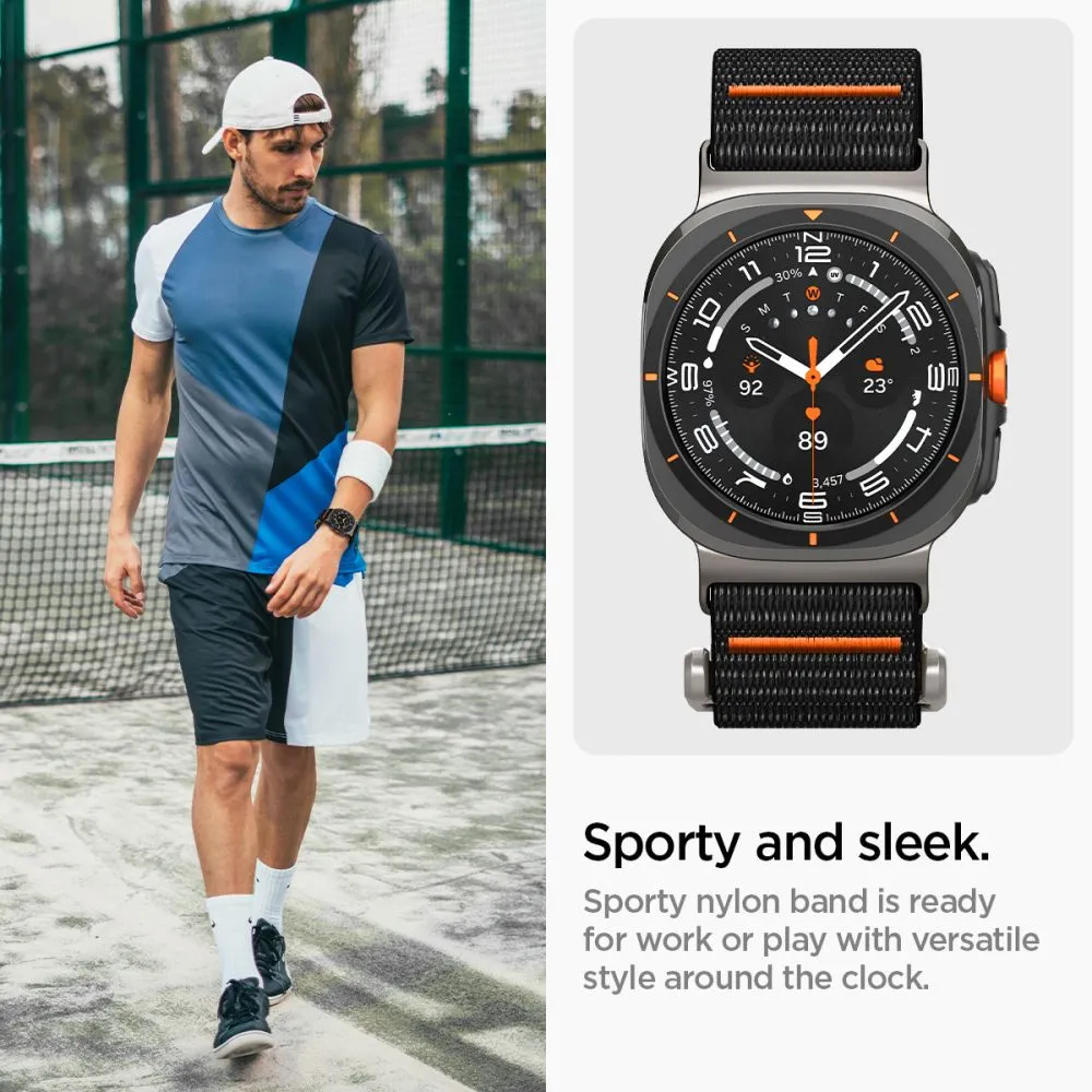 Samsung Galaxy Watch Ultra 47mm (24/25) Nutikellade rihmad must SPIGEN DURAPRO FLEX