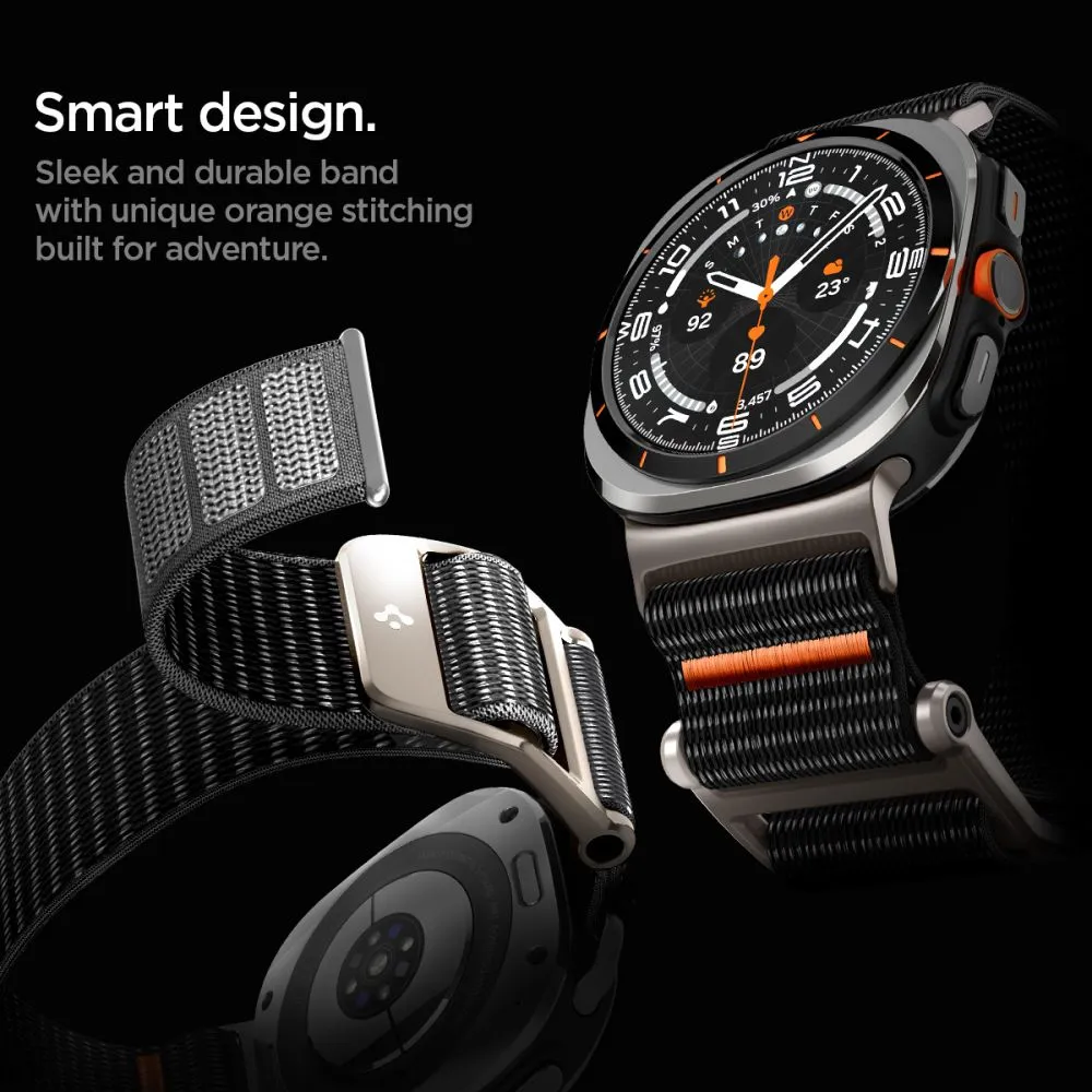 Samsung Galaxy Watch Ultra 47mm (24/25) Nutikellade rihmad must SPIGEN DURAPRO FLEX