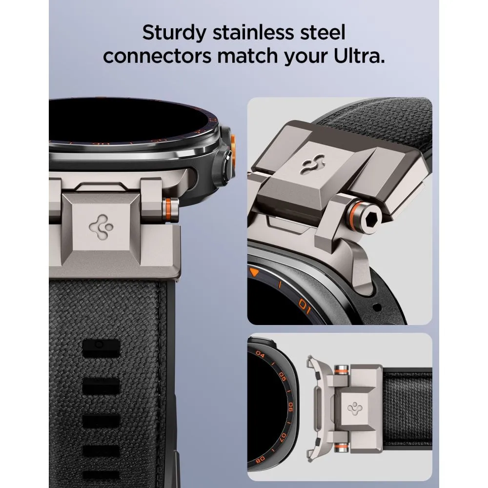 Samsung Galaxy Watch Ultra 47mm (24/25) Nutikellade rihmad must SPIGEN DURAPRO ARMOR BAND