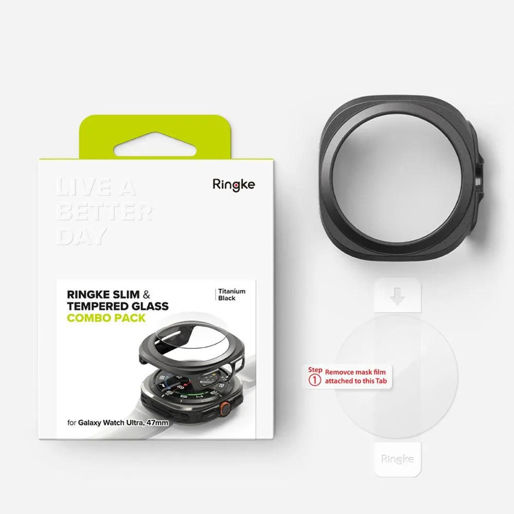Samsung Galaxy Watch Ultra 47mm Tempered glass  RINGKE SLIM & TEMPERED GLASS
