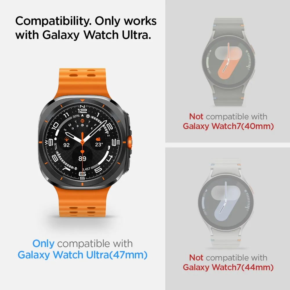 Samsung Galaxy Watch Ultra 47mm Tempered glass  SPIGEN GLAS.TR ”EZ-FIT” 2-PACK