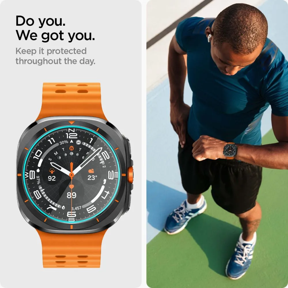 Samsung Galaxy Watch Ultra 47mm Tempered glass  SPIGEN GLAS.TR ”EZ-FIT” 2-PACK
