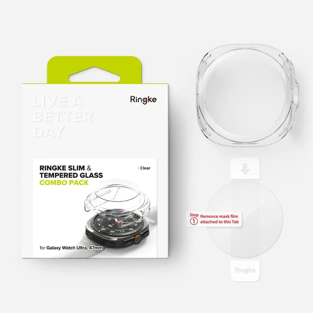 Samsung Galaxy Watch Ultra 47mm Tempered glass transparent RINGKE SLIM & TEMPERED GLASS