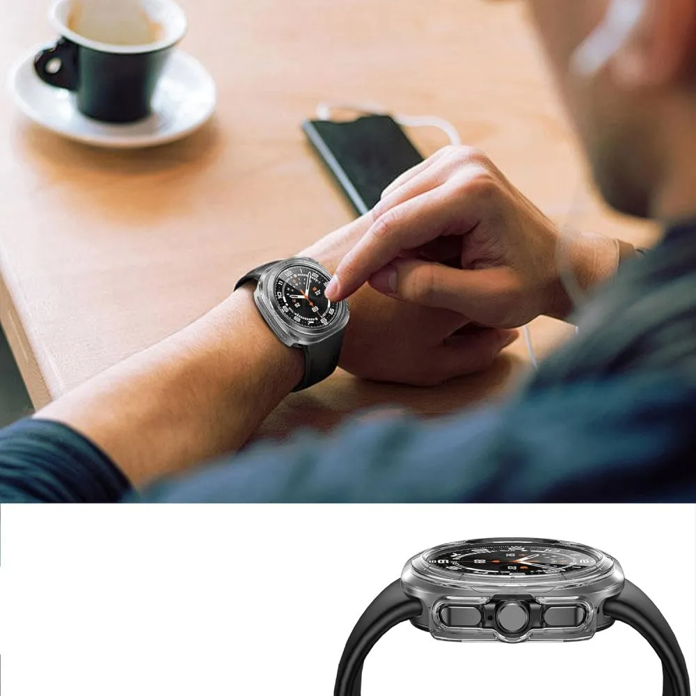 Samsung Galaxy Watch Ultra 47mm phone case black TECH-PROTECT DEFENSE360