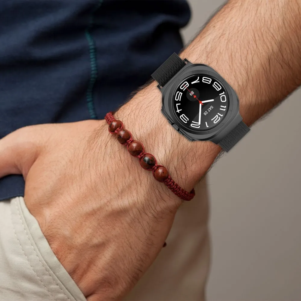 Samsung Galaxy Watch Ultra 47mm siksniņa melns TECH-PROTECT MILANESEBAND