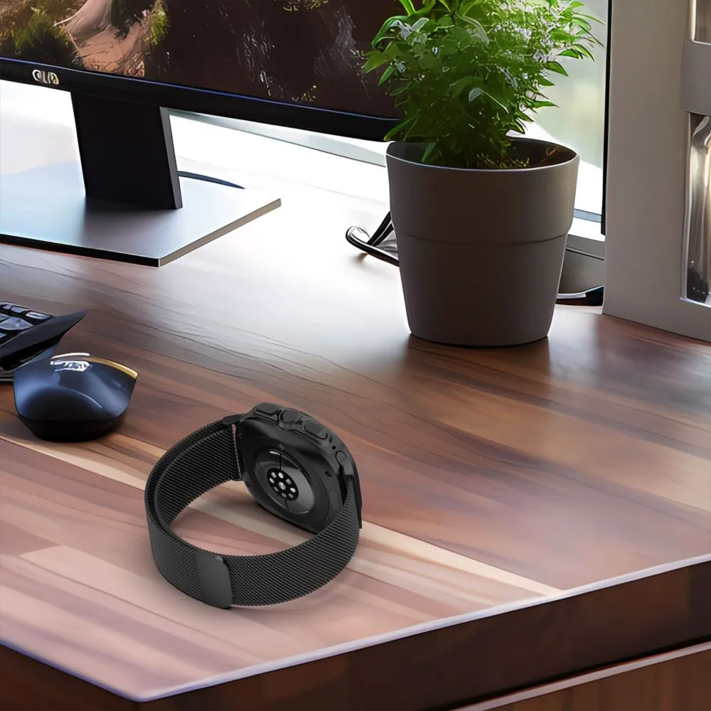 Samsung Galaxy Watch Ultra 47mm siksniņa melns TECH-PROTECT MILANESEBAND