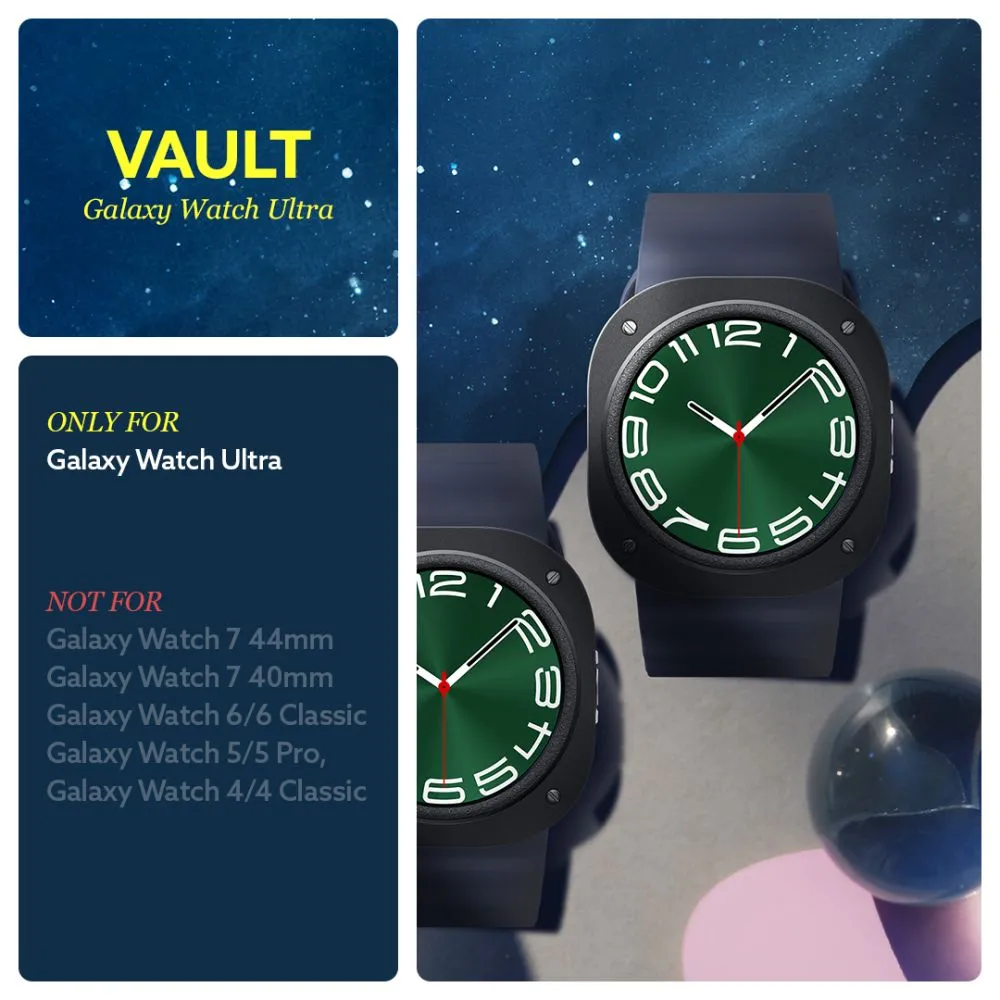 Samsung Galaxy Watch Ultra 47mm чехол черный CASEOLOGY VAULT