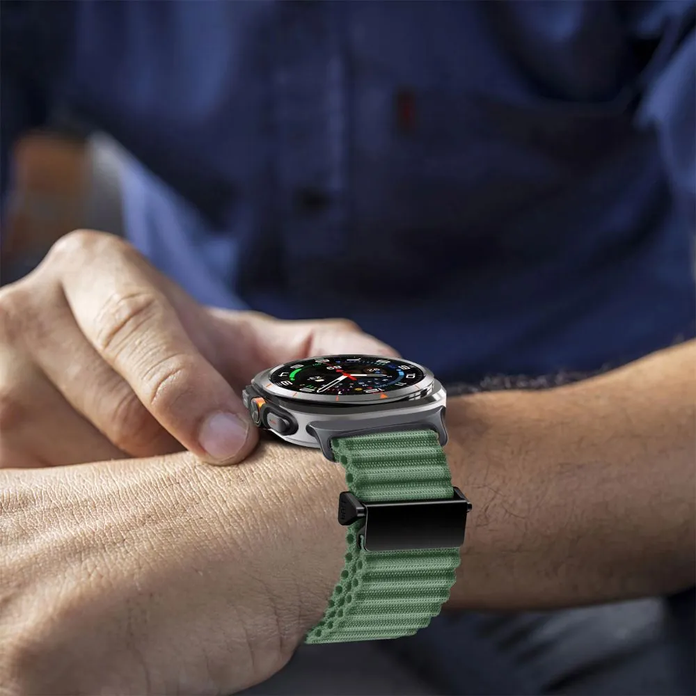 Samsung Galaxy Watch Ultra 47mm ремень зеленый TECH-PROTECT WEAVE PRO