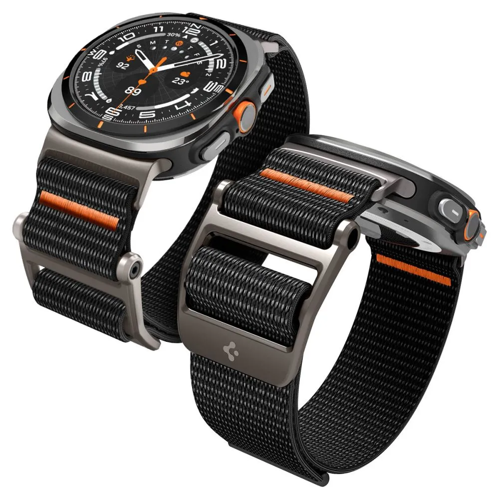 Samsung Galaxy Watch Ultra 47mm (24/25) Nutikellade rihmad must SPIGEN DURAPRO FLEX