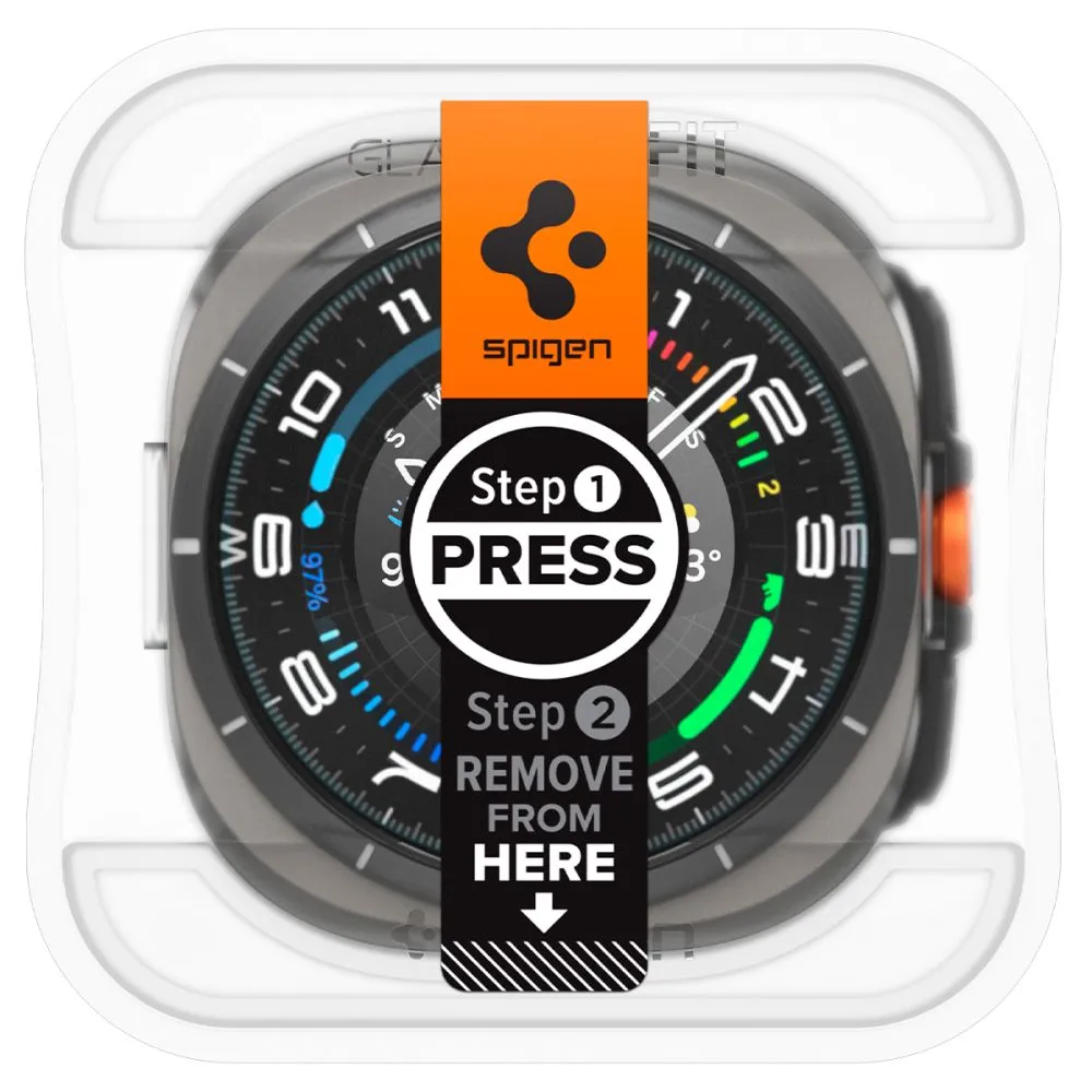 Samsung Galaxy Watch Ultra 47mm Tempered glass SPIGEN GLAS.TR ”EZ-FIT” 2-PACK