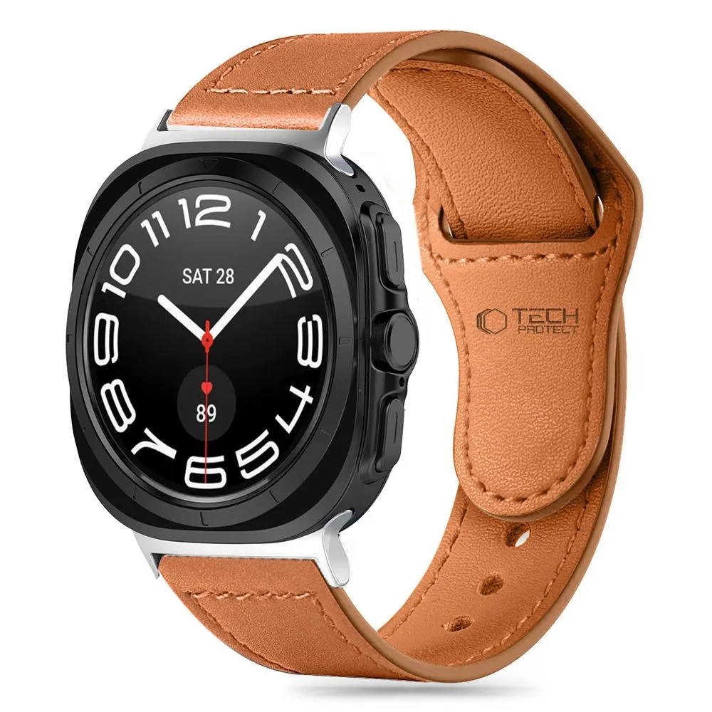 Samsung Galaxy Watch Ultra 47mm rihm pruun TECH-PROTECT LEATHERFIT