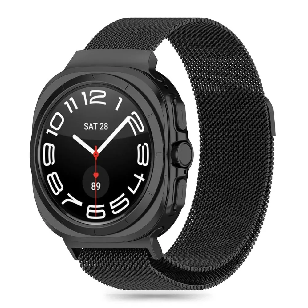 Samsung Galaxy Watch Ultra 47mm siksniņa melns TECH-PROTECT MILANESEBAND