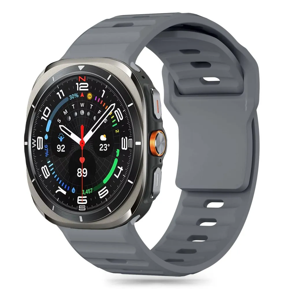 Samsung Galaxy Watch Ultra 47mm ремень серый TECH-PROTECT SILICONE LINE