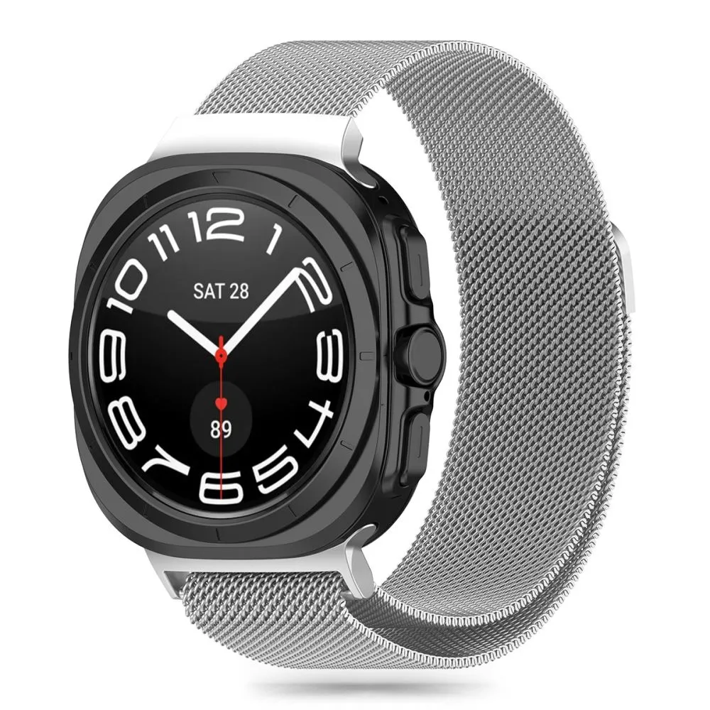 Samsung Galaxy Watch Ultra 47mm rihm hõbe TECH-PROTECT MILANESEBAND