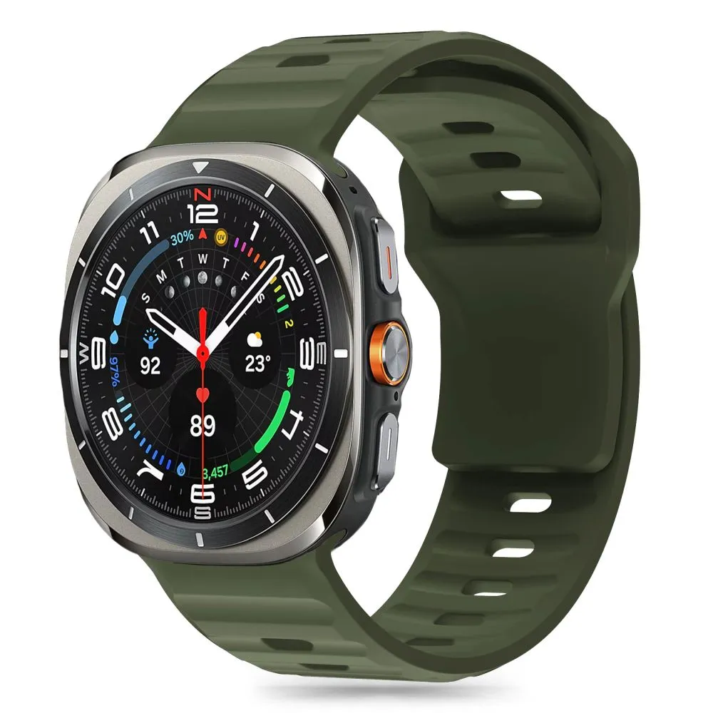 Samsung Galaxy Watch Ultra 47mm ремень зеленый TECH-PROTECT SILICONE LINE