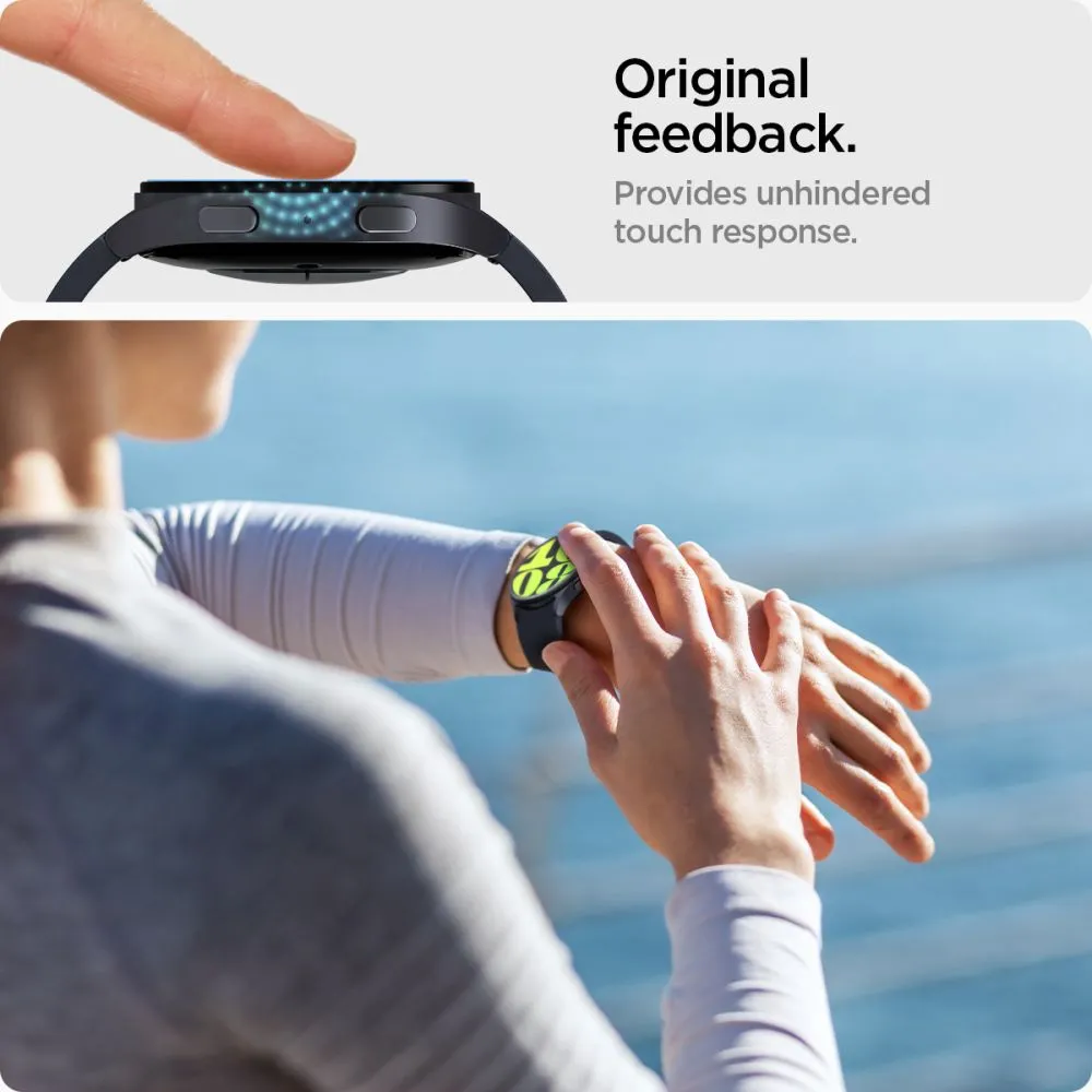 Samsung Galaxy Watch 7 skärmskydd  SPIGEN GLAS.TR ”EZ-FIT” 2-PACK (44 MM)