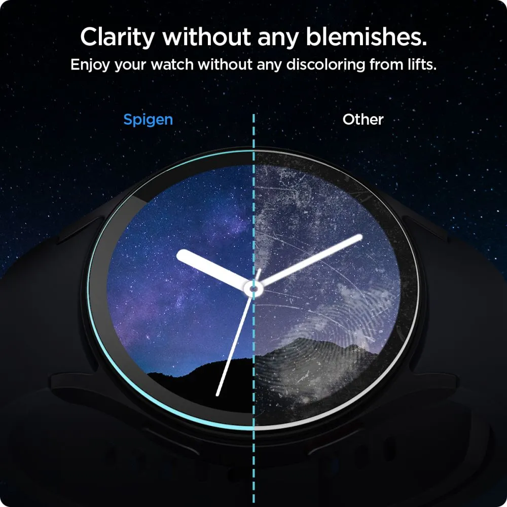 Samsung Galaxy Watch 7 skärmskydd  SPIGEN GLAS.TR ”EZ-FIT” 2-PACK (40 MM)