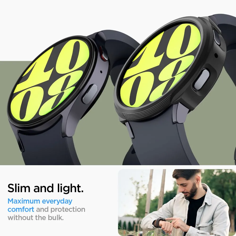Samsung Galaxy Watch 7 phone case black SPIGEN LIQUID AIR (44 MM)