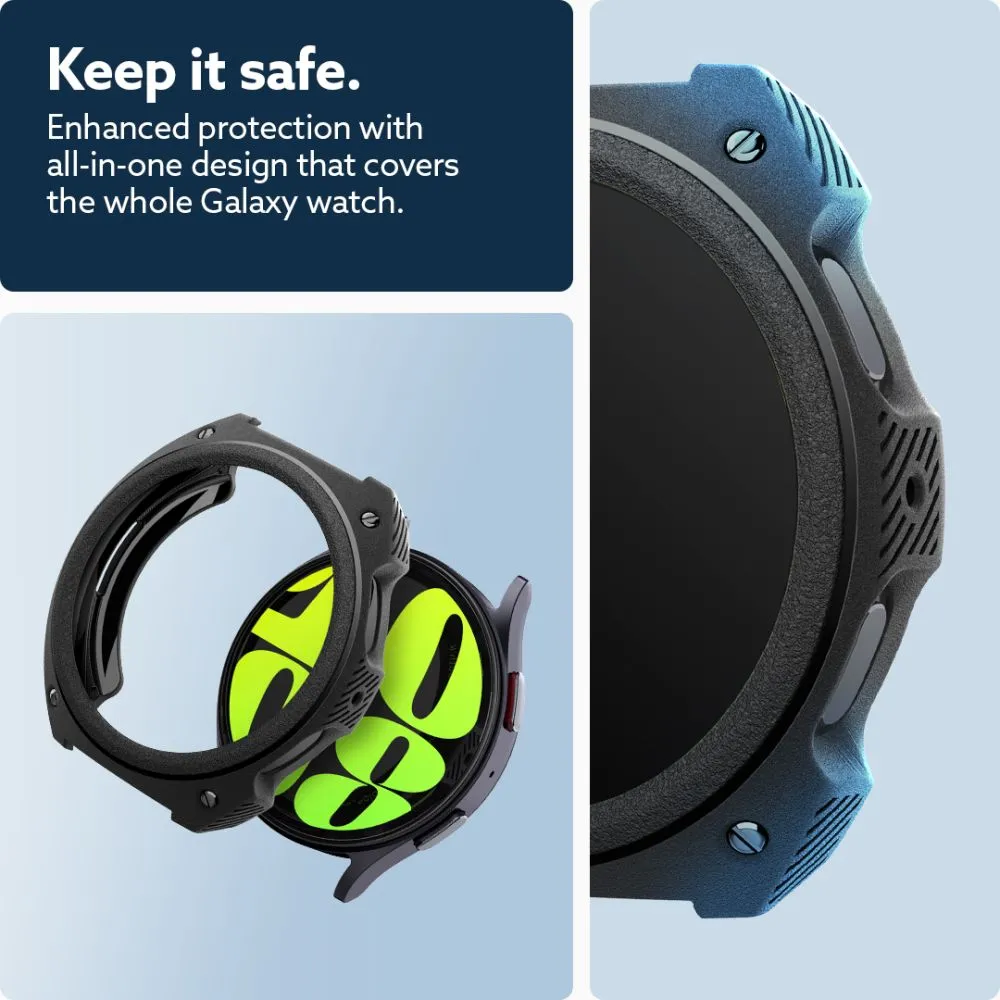 Samsung Galaxy Watch 7 phone case black CASEOLOGY VAULT (44 MM)