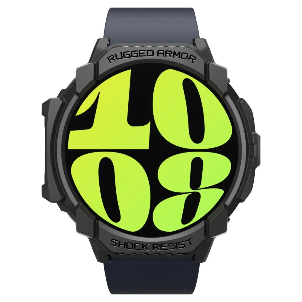 Samsung Galaxy Watch 7 phone case black SPIGEN RUGGED ARMOR (44 MM)