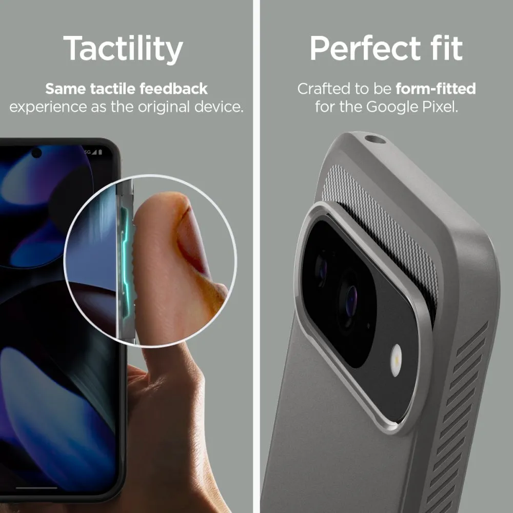 Google Pixel 9 skal grå SPIGEN RUGGED ARMOR