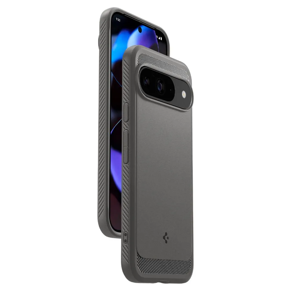 Google Pixel 9 skal grå SPIGEN RUGGED ARMOR