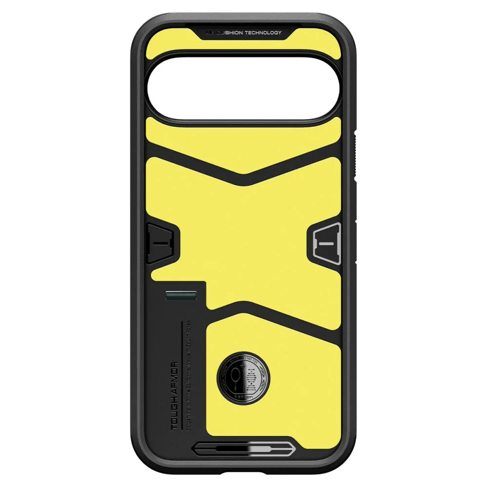 Google Pixel 9 skal grön SPIGEN TOUGH ARMOR