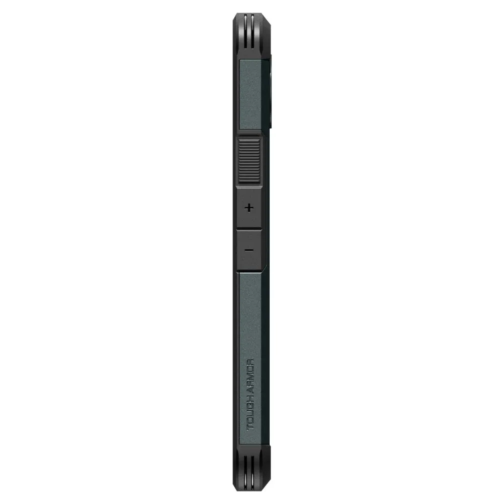 Google Pixel 9 skal grön SPIGEN TOUGH ARMOR