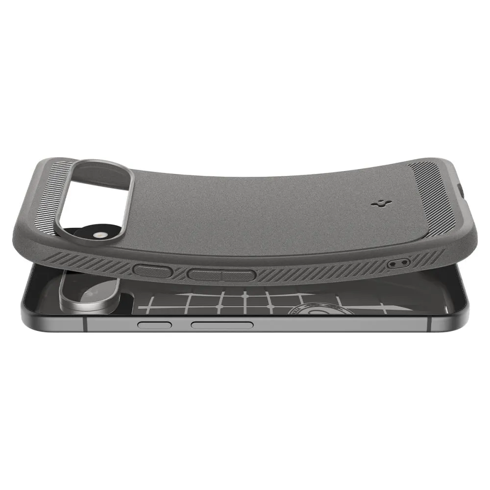 Google Pixel 9 Pro suojakuori harmaa SPIGEN RUGGED ARMOR