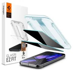 Google Pixel 9 Pro skärmskydd  SPIGEN GLAS.TR ”EZ FIT” PRIVACY 2-PACK