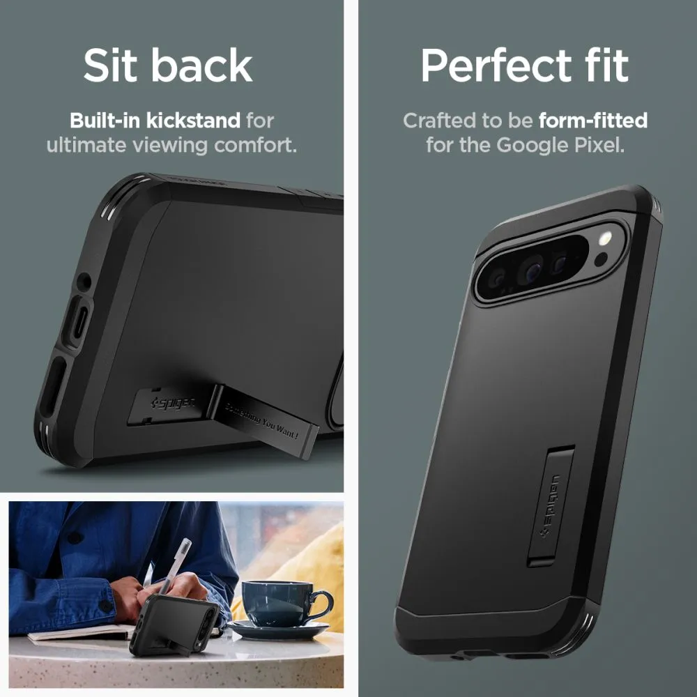 Google Pixel 9 Pro XL case black SPIGEN TOUGH ARMOR