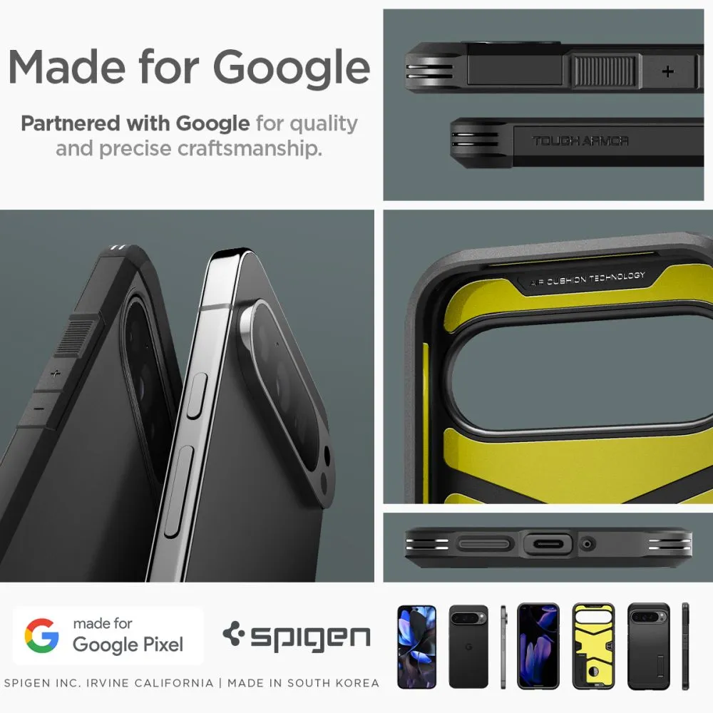 Google Pixel 9 Pro XL case black SPIGEN TOUGH ARMOR