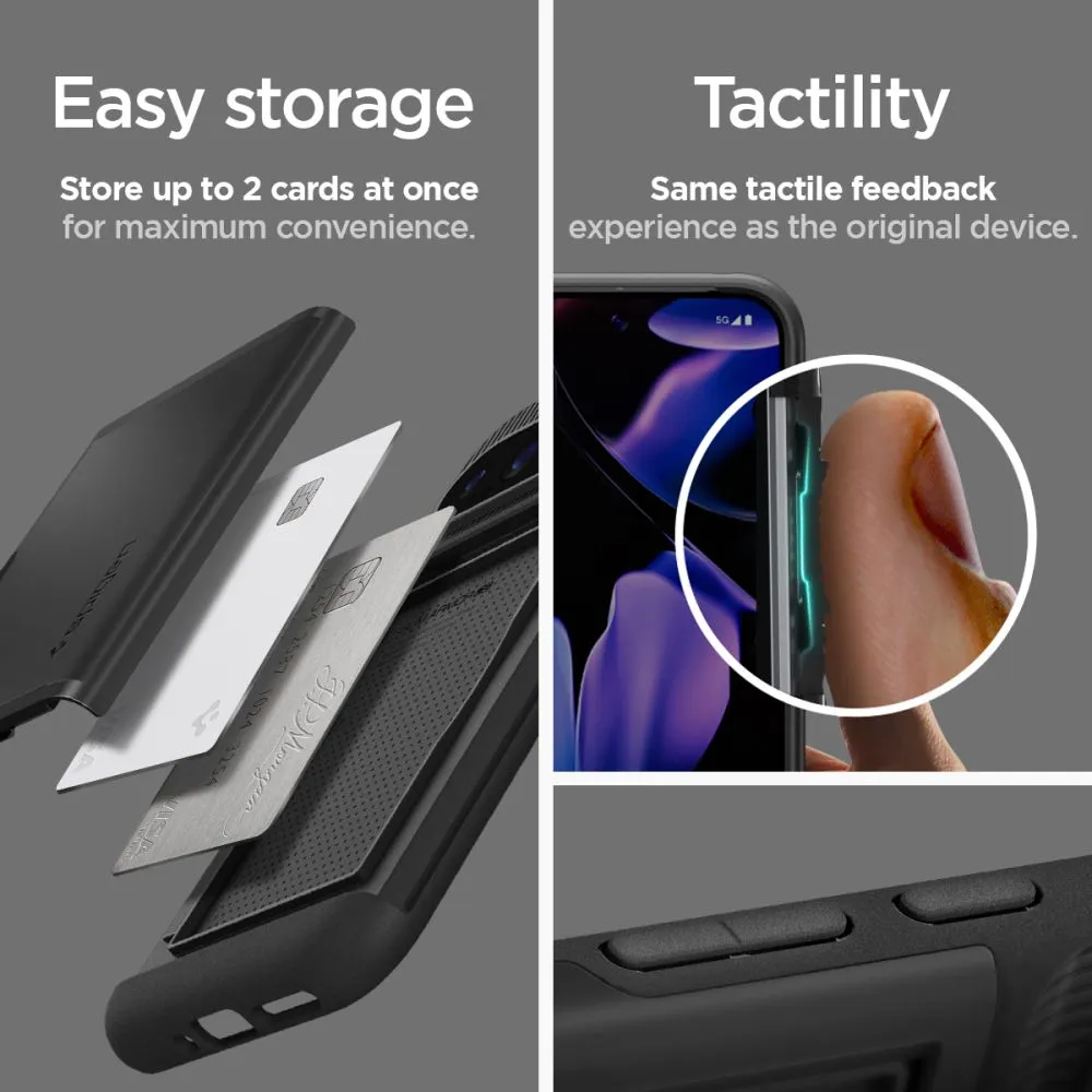 Google Pixel 9 Pro XL case black SPIGEN SLIM ARMOR CS