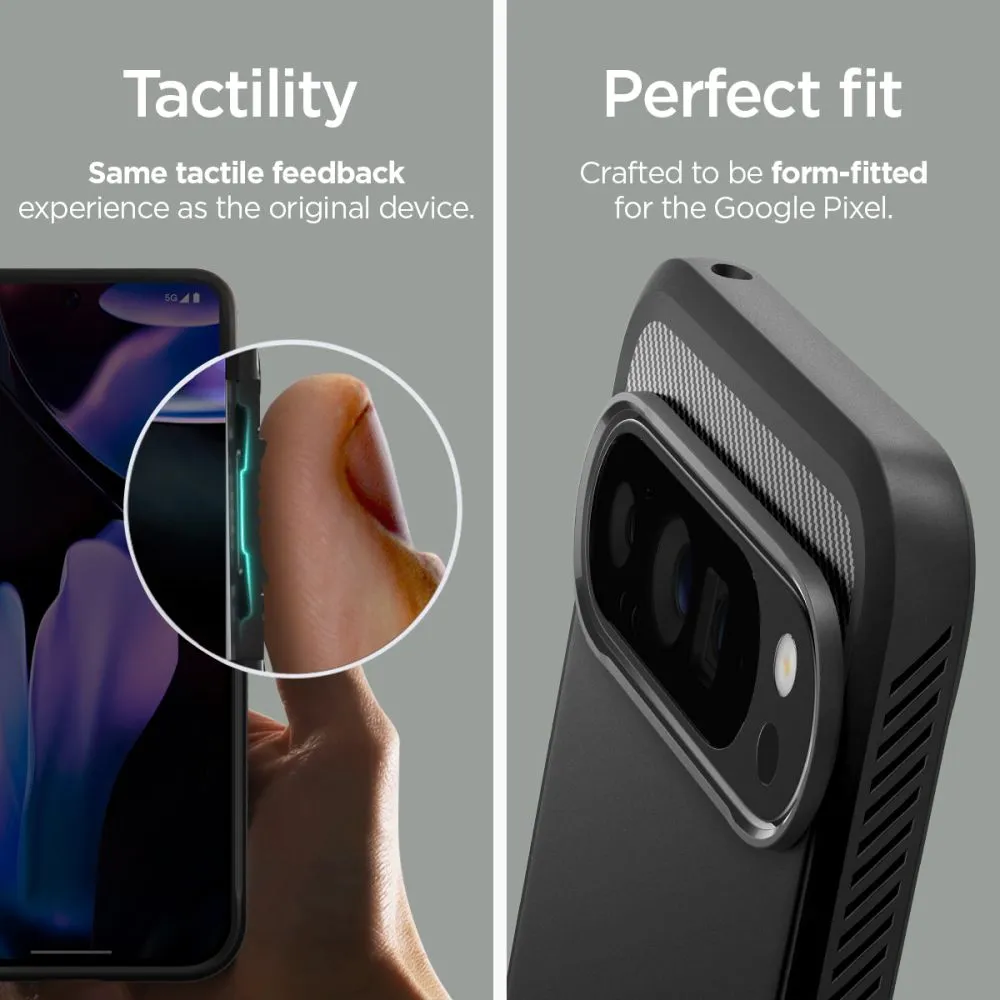 Google Pixel 9 Pro XL case black SPIGEN RUGGED ARMOR