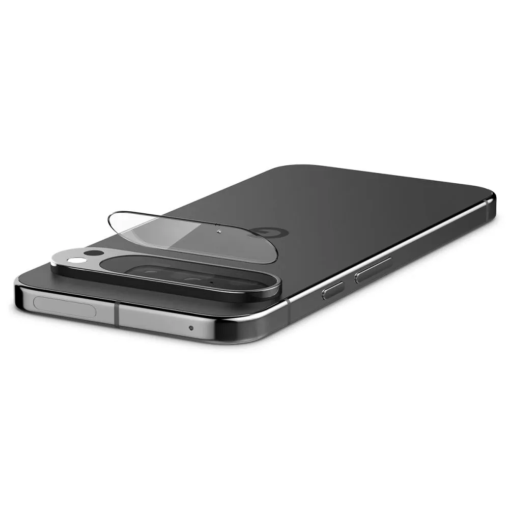 Google Pixel 9 Pro XL skärmskydd SPIGEN OPTIK.TR ”EZ FIT” CAMERA PROTECTOR 2-PACK