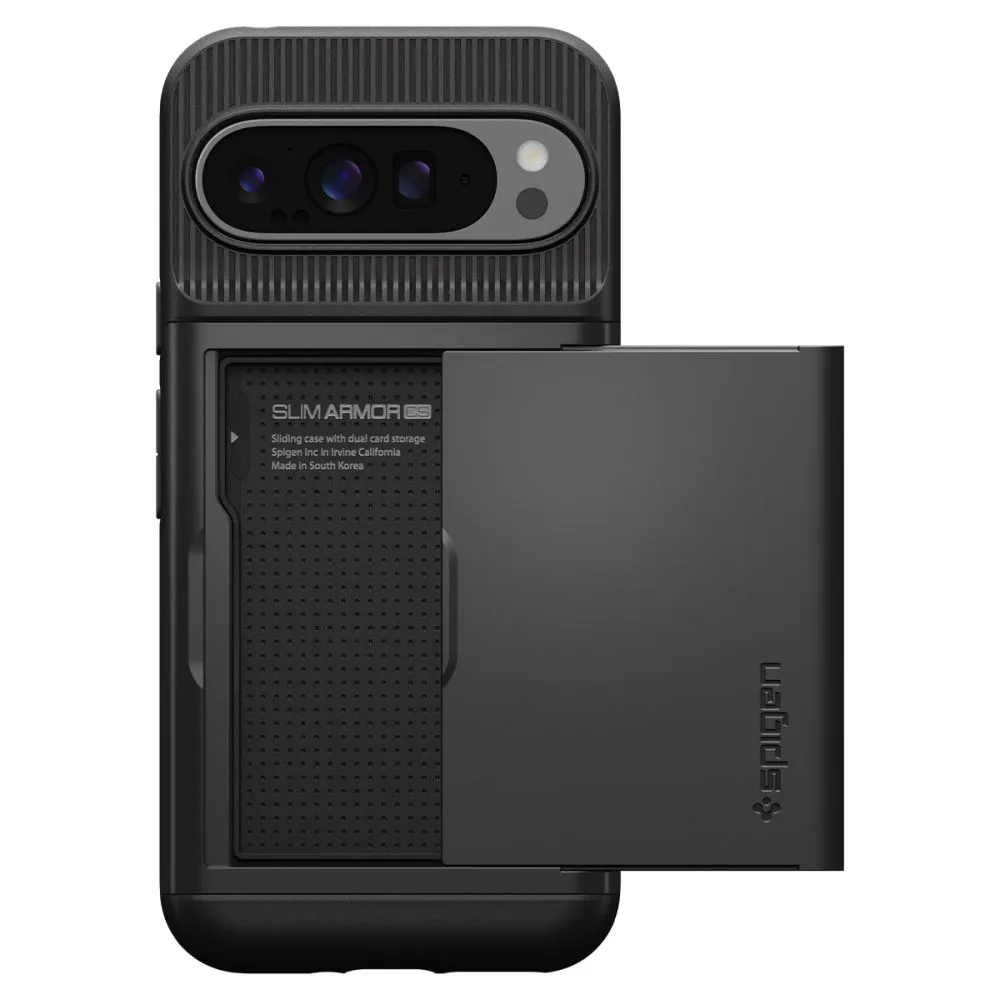 Google Pixel 9 Pro XL case black SPIGEN SLIM ARMOR CS