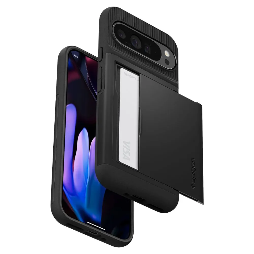 Google Pixel 9 Pro XL case black SPIGEN SLIM ARMOR CS