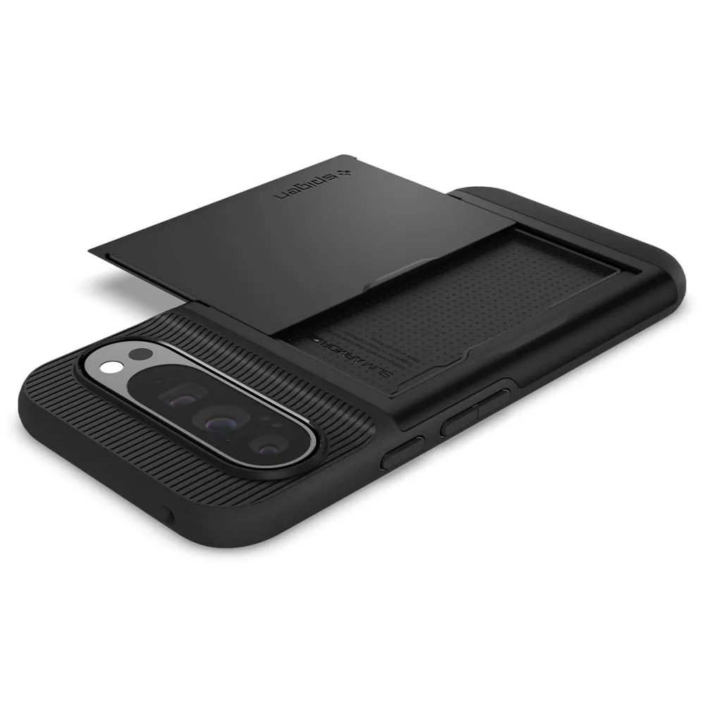 Google Pixel 9 Pro XL case black SPIGEN SLIM ARMOR CS