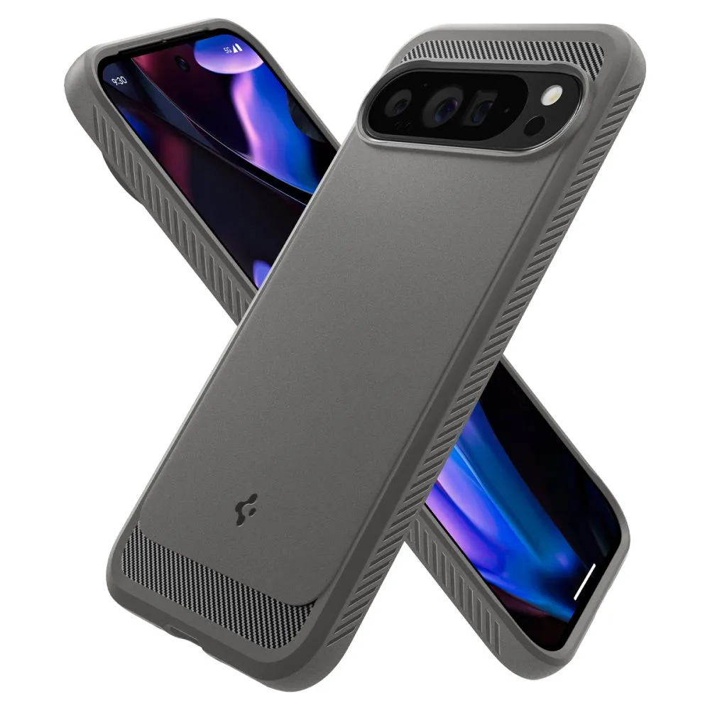 Google Pixel 9 Pro XL case gray SPIGEN RUGGED ARMOR
