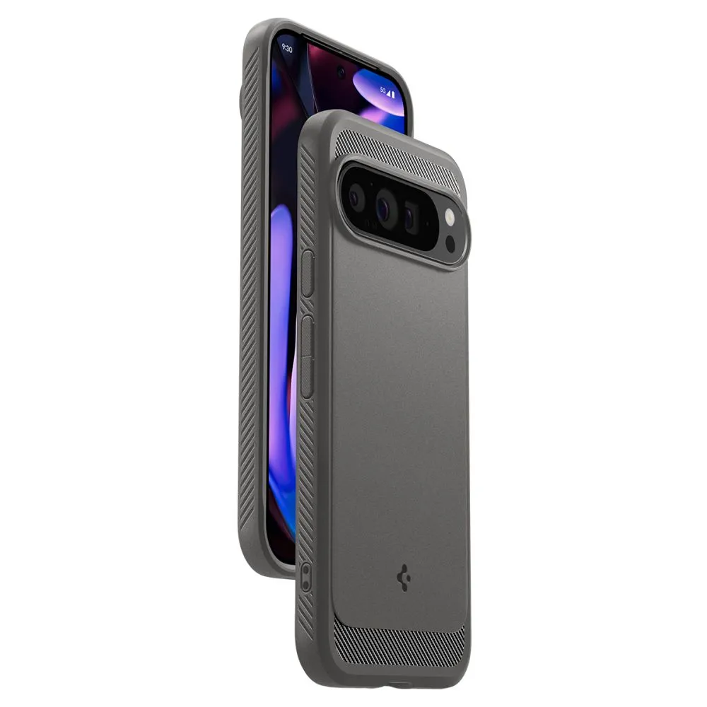 Google Pixel 9 Pro XL case gray SPIGEN RUGGED ARMOR