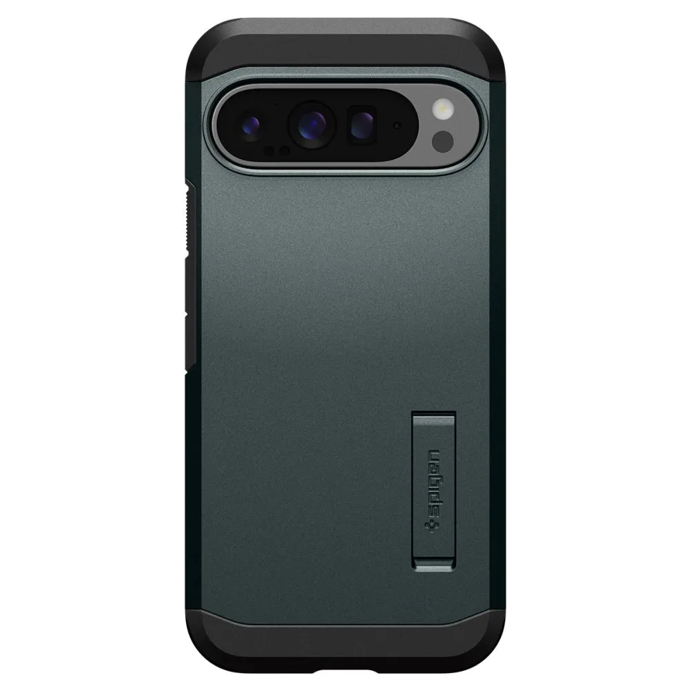 Google Pixel 9 Pro XL case green SPIGEN TOUGH ARMOR
